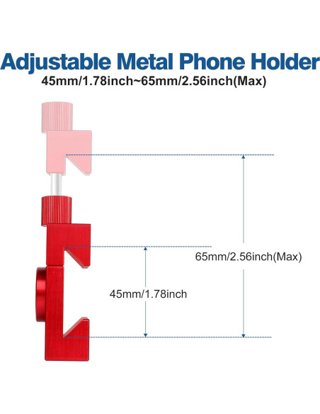 Soporte de Cerca ChromLives para Gopro y Smartphone Ajustable Soporte de Cerca ChromLives para Gopro y Smartphone Ajustable