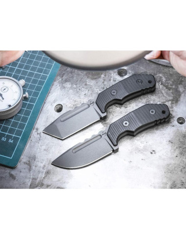 Cuchillo Fijo EDC Boker Plus Little Dvalin, Acero D2, Mango G10