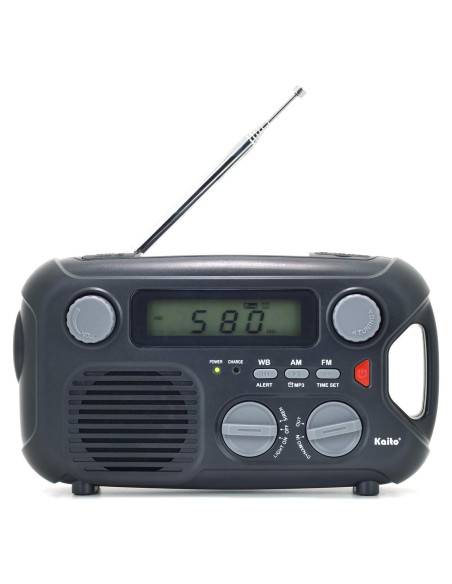 Radio de Emergencia Kaito KA580 Solar y Dynamo AM/FM NOAA Radio de Emergencia Kaito KA580 Solar y Dynamo AM/FM NOAA