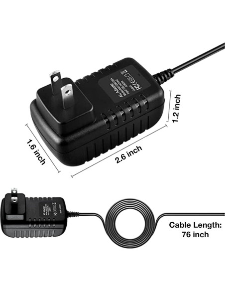 Adaptador de CA 19V para iHome AutoVac Eclipse iHRV1 iHRV2 Adaptador de CA 19V para iHome AutoVac Eclipse iHRV1 iHRV2