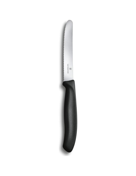 Cuchillo de Pelar Victorinox 6.7733 Negro 10.16 cm Serrado Cuchillo de Pelar Victorinox 6.7733 Negro 10.16 cm Serrado