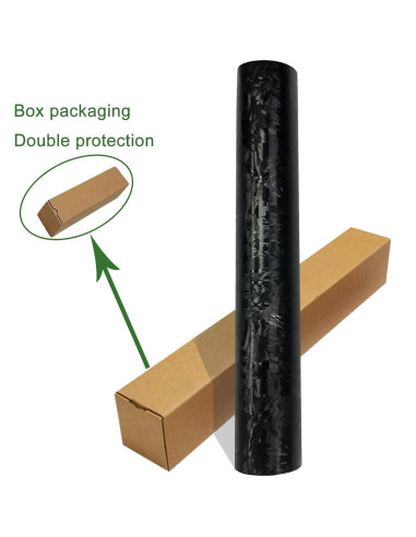 Vinilo Autoadhesivo JYEASTZ Carbono Forjado Negro 30x150cm
