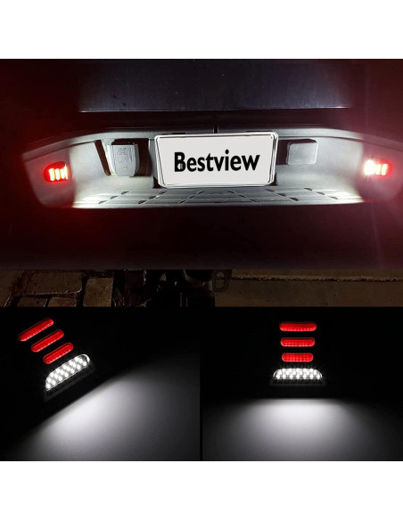 Luces LED de Placa de Licencia Mejorvista-LED para Chevy y GMC Luces LED de Placa de Licencia Mejorvista-LED para Chevy y GMC