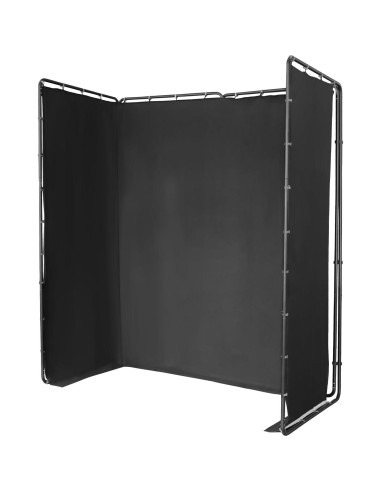 Soporte de Fondo Portátil WUPYI 2.4x4m Negro para Fotografía
