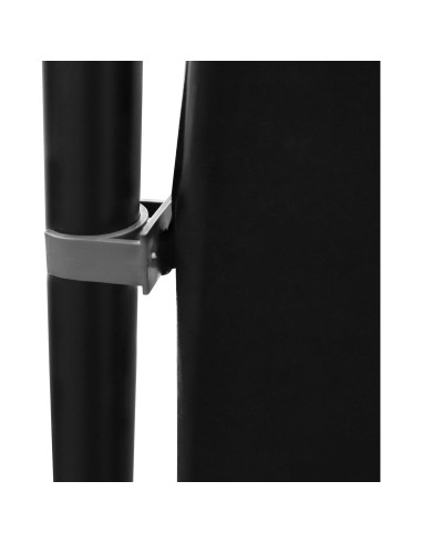 Soporte de Fondo Portátil WUPYI 2.4x4m Negro para Fotografía