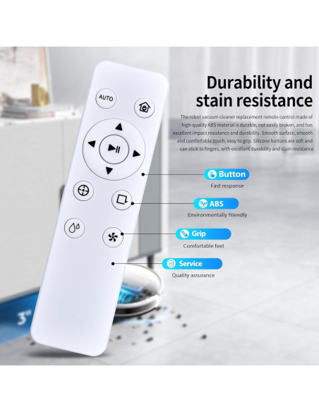 Control Remoto Reemplazo Aspiradora Robot HONITURE G20 Control Remoto Reemplazo Aspiradora Robot HONITURE G20