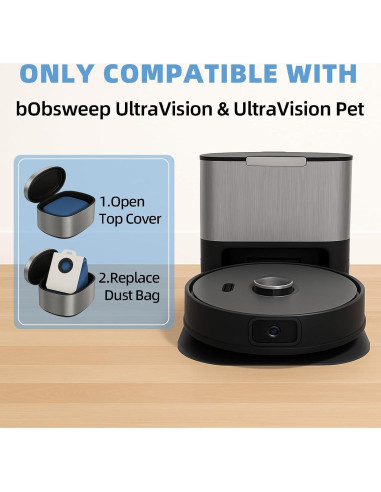 Paquete de 6 Bolsas de Polvo 6L HUIZHEN para bObsweep