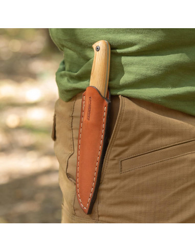 Cuchillo de Hoja Fija BPS BS1FT CSH - Acero al Carbono 9.4 cm