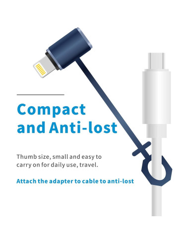 Adaptador USB-C a Lightning Meenova 30W para iPhone 14/13/12