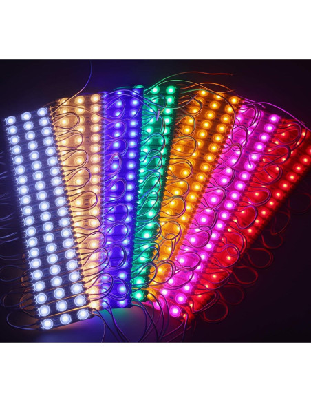 Módulo LED REXTiN Amarillo 200pcs 2835 Impermeable 12V Módulo LED REXTiN Amarillo 200pcs 2835 Impermeable 12V