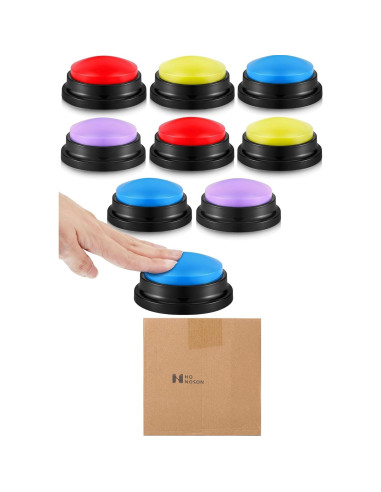 Botones Grabables para Juegos Honoson - 8 Piezas Color Brillante