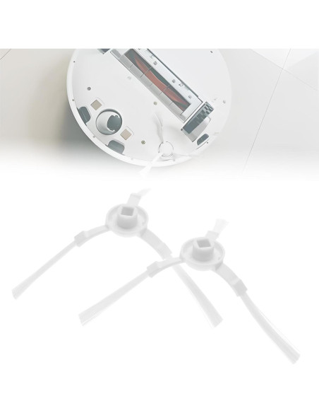 4 Piezas Cepillo Lateral Triangular LT Easiyl para Robot Aspirador Xiaomi Mop 4 Piezas Cepillo Lateral Triangular LT Easiyl para Robot Aspirador Xiaomi Mop