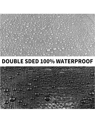 Lona Impermeable MVPNET 1.83x2.44m Resistente UV y 10mil