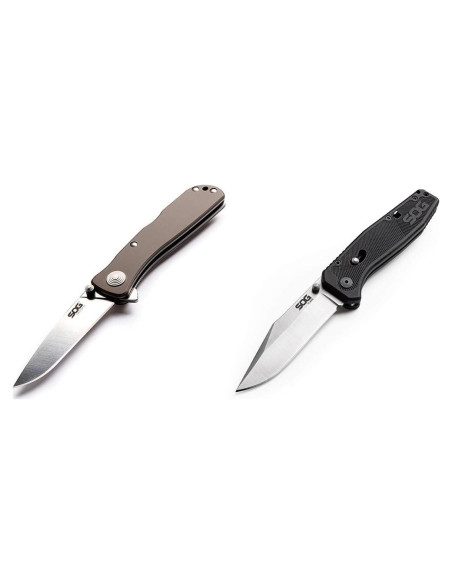 Cuchillo Plegable SOG Twitch II 6.73 cm Acero AUS-8 Aluminio Cuchillo Plegable SOG Twitch II 6.73 cm Acero AUS-8 Aluminio
