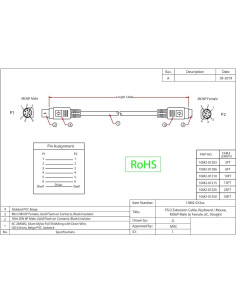 Cable de Extensión PS2 MiniDin6 0.91m CableWholesale Beige 2