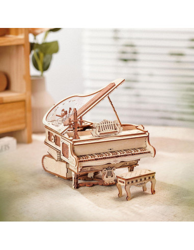 Rompecabezas 3D ROKR Piano Mágico 223 Piezas DIY Musical