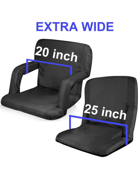 Silla de Gradas Portátil JUICYRAUL JU-MASSAGE con Calefacción y Masaje Silla de Gradas Portátil JUICYRAUL JU-MASSAGE con Calefacción y Masaje