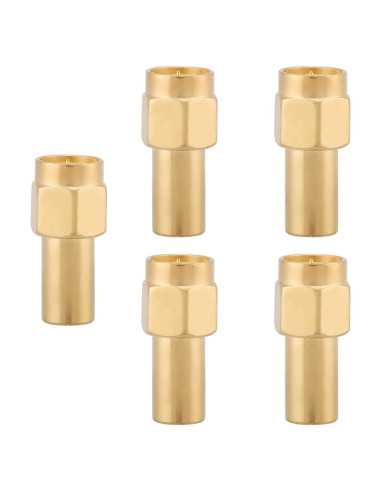 Conectores Coaxiales SMA Macho Oumefar 10 Piezas 10x5x2cm
