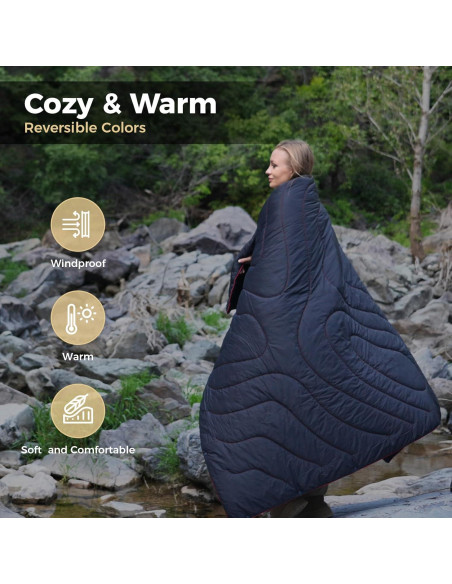 Manta de Camping KingCamp Ultraligera 175x135 cm Impermeable Manta de Camping KingCamp Ultraligera 175x135 cm Impermeable