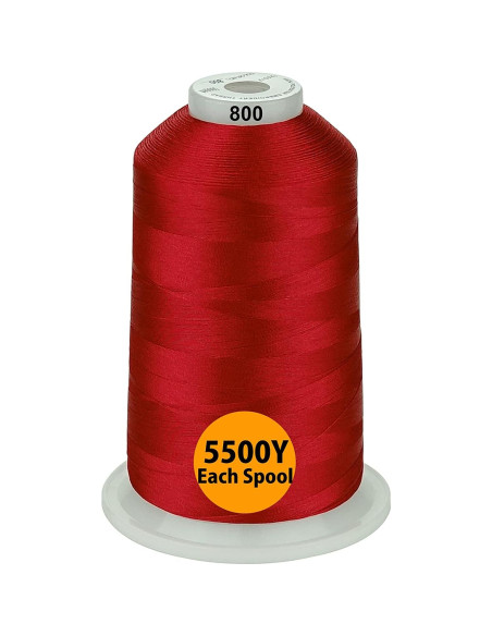 Hilo de Bordado Poliester Simthread 5500Y 5000M 3 Colores Hilo de Bordado Poliester Simthread 5500Y 5000M 3 Colores