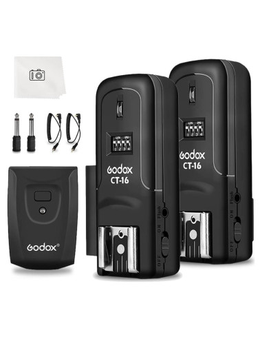 Kit de Disparador de Flash Inalámbrico Godox CT-16 para DSLR