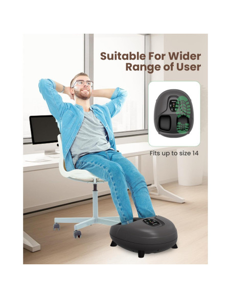 Masajeador de Pies Shiatsu Heycool HY-5C2-3 con Calor Masajeador de Pies Shiatsu Heycool HY-5C2-3 con Calor