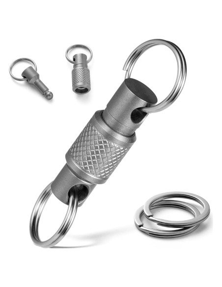 Llave de Liberación Rápida Titanio FEGVE con 4 Anillos Llave de Liberación Rápida Titanio FEGVE con 4 Anillos
