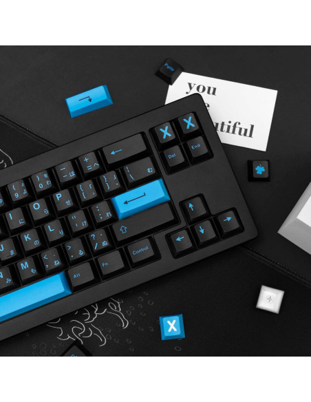 Teclas Personalizadas TIMSEKER PBT Japonesas 129 Unidades Ergonomía Teclas Personalizadas TIMSEKER PBT Japonesas 129 Unidades Ergonomía