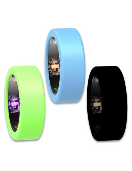 Paquete de 3 Cubiertas de Silicona para Oura Ring Gen 3/4 - Tamaño S Paquete de 3 Cubiertas de Silicona para Oura Ring Gen 3/4 - Tamaño S