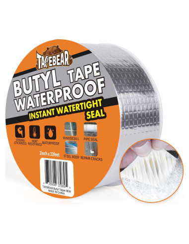 Cinta de Sellado Impermeable TAPEBEAR 5cm x 10m Butilo