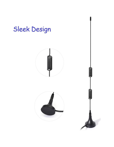 Antena de Radio Bingfu SMA Femenina 8dBi VHF UHF 3m Antena de Radio Bingfu SMA Femenina 8dBi VHF UHF 3m