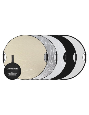 Reflector 5-en-1 Westcott Illuminator QuickGrip 76.2 cm