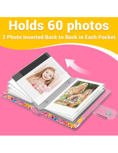 Álbum de Fotos Pequeño Aocii para Instax Mini - 60 Fotos