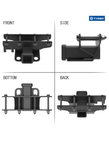 Enganche de Remolque TYGER para Jeep Wrangler JK 2007-2018