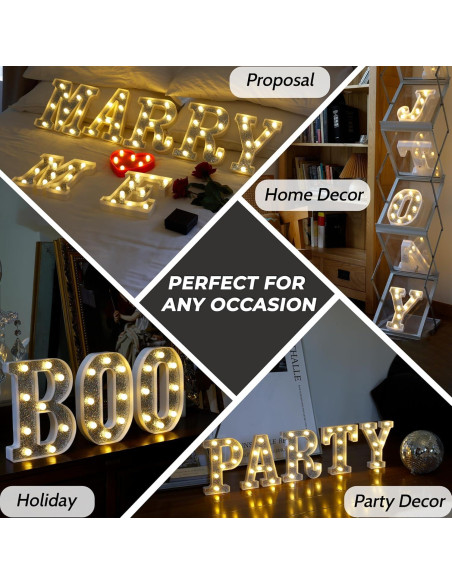 Luz LED Marquee Letra A TEHIBIEN Plateada Brillante 15.7cm Luz LED Marquee Letra A TEHIBIEN Plateada Brillante 15.7cm