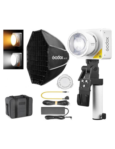 Godox ML100Bi Luz LED Portátil 120W Bi-Color 2800K-6500K