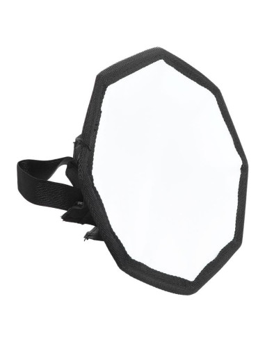 Softbox Octagonal 20cm Leadigol para Flash Externo - Difusor Negro