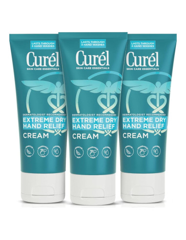 Crema para Manos Curel Extreme Dry 85g x3 - Hidratación Intensiva