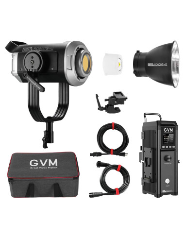 Luz de Video LED GVM SD600S 600W 5600K para Fotografía