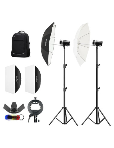 Kit de Flash Exterior Godox AD300Pro 300Ws con Accesorios