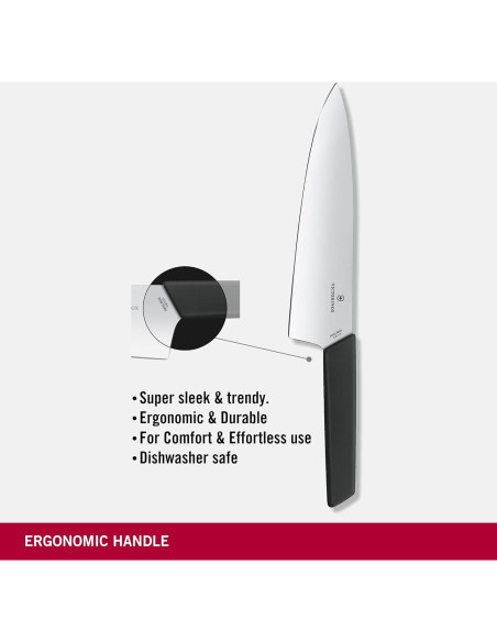 Cuchillo de Chef Victorinox 20 cm Acero Inoxidable Negro Cuchillo de Chef Victorinox 20 cm Acero Inoxidable Negro