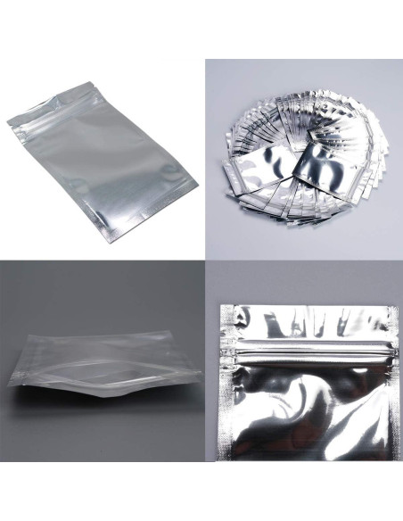 Paquete de 100 Bolsas Mylar UCOFFEE 7.6x10.2 cm Reutilizables Paquete de 100 Bolsas Mylar UCOFFEE 7.6x10.2 cm Reutilizables