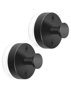 Ganchos de Ventosa Jadkysarh para Ducha - 2 Piezas, 4.99 kg