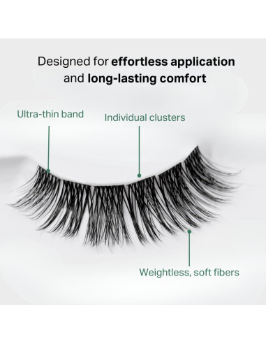 Pestañas Agrupadas Y'OUR Reutilizables - Duración 4 Días