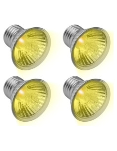 Paquete de 4 Bombillas 50W UVA UVB DOMICA para Reptiles E27