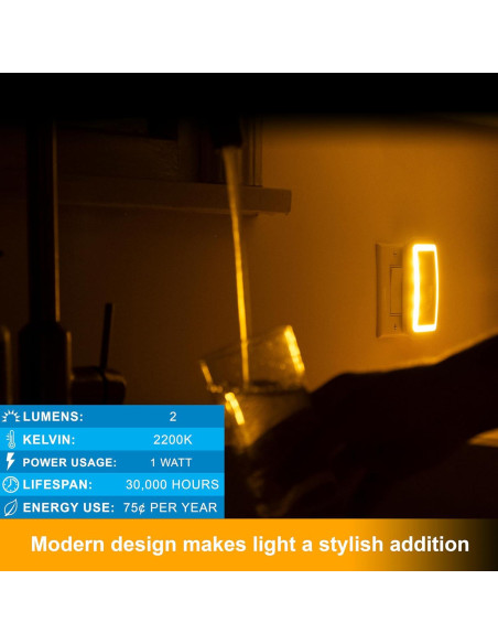 Luz Nocturna LED GE SleepLite Ámbar Enchufable Regulable Luz Nocturna LED GE SleepLite Ámbar Enchufable Regulable