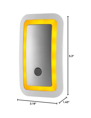 Luz Nocturna LED GE SleepLite Ámbar Enchufable Regulable