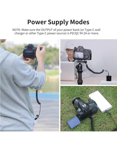 Batería Dummy KingMa LP-E6 con Cable Tipo-C para Canon
