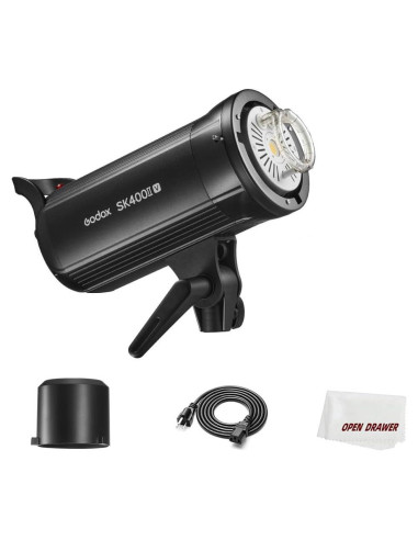 Flash Estroboscópico Godox SK400II-V 400Ws con Luz LED y Soporte