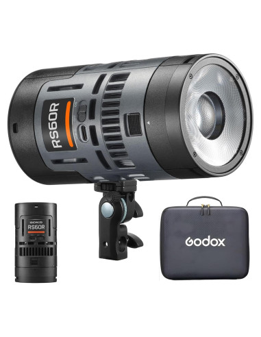 Luz de Video LED RGB Godox RS60R con CCT 1800-10000K